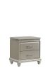 Valiant - Nightstand - Pearl Silver