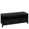 3 drawer TV stand,mid-Century Modern Style,Entertainment Center with Storage, Media Console for Living Room