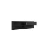 Manhattan Comfort Astor 70.86 Modern Floating Entertainment Center 1.0 with Media Shelves in Black