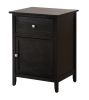 Glory Furniture Izzy G1413-N-50 1 Drawer /1 Door Nightstand , Black