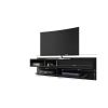 Manhattan Comfort Astor 70.86 Modern Floating Entertainment Center 1.0 with Media Shelves in Black