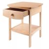 Claire Nightstand Accent Table Natural