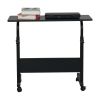 Removable P2 15MM Chipboard & Steel Side Table Black