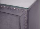 Lucinda - Nightstand - Dark Gray