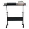 Removable P2 15MM Chipboard & Steel Side Table Black