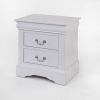 Louis Philippe III Nightstand in White YJ