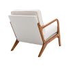 COOLMORE Wood Frame Armchair; Modern Accent Chair Lounge Chair for Living Room