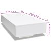 Coffee Table High Gloss White