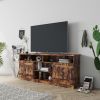 TV Stand ,Modern Wood Universal Media Console,Home Living Room Furniture Entertainment Center