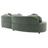 103.9" Modern Living Room Sofa Lamb Velvet Upholstered Couch Furniture for Home or Office,