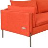 2 Piece Sofa Sets Modern Linen Fabric Upholstered Loveseat and 3 Seat Couch Set Furniture for Different Spaces; Living Room; Apartment(2+3 seat)