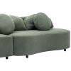 103.9" Modern Living Room Sofa Lamb Velvet Upholstered Couch Furniture for Home or Office,