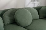 103.9" Modern Living Room Sofa Lamb Velvet Upholstered Couch Furniture for Home or Office,